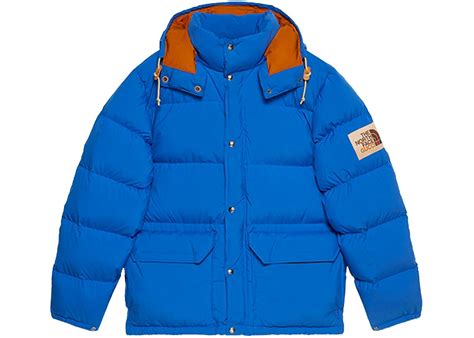 blue gucci north face jacket